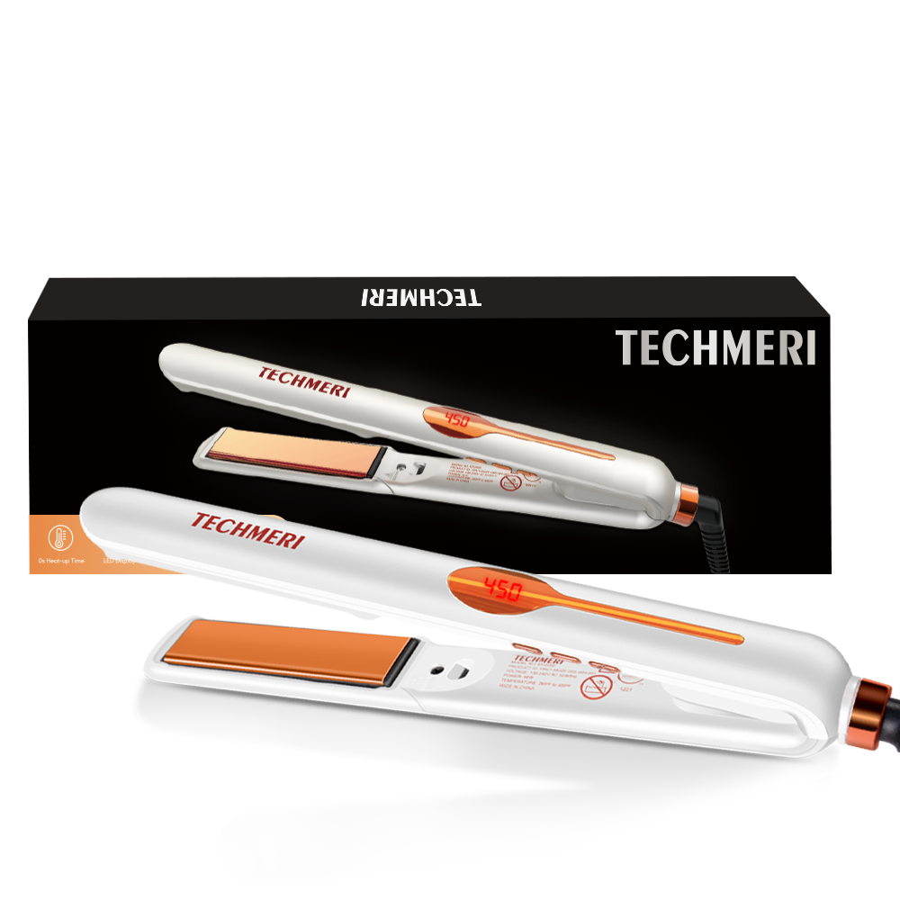 Techmeri White Gold Hair Straightener