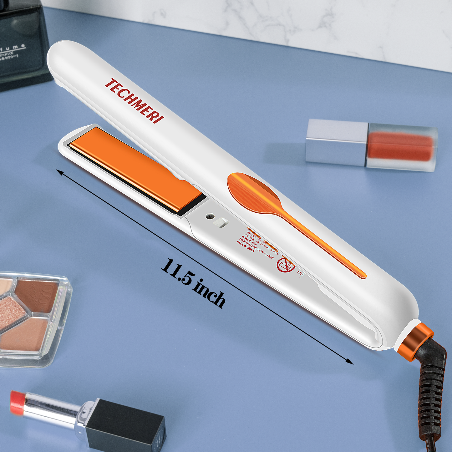 Techmeri White Gold Hair Straightener